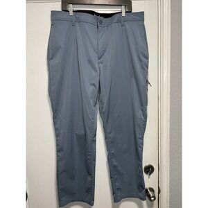 HURLEY Tech‎ Pant Stretch Moisture Wicking w/ Hidden Pocket 40x29 Blue